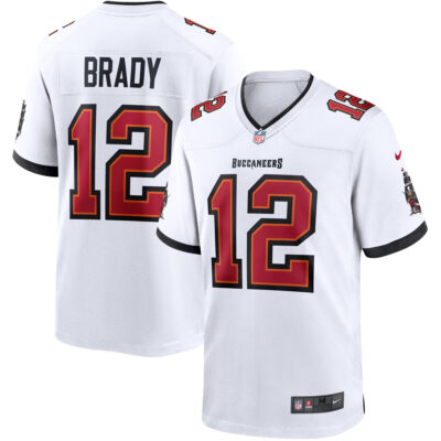 Tom Brady Tampa Bay Buccaneers White Away Game Jersey - All Stitched