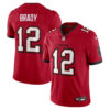 Tom Brady Tampa Bay Buccaneers Red Home Vapor Limited Jersey - All Stitched