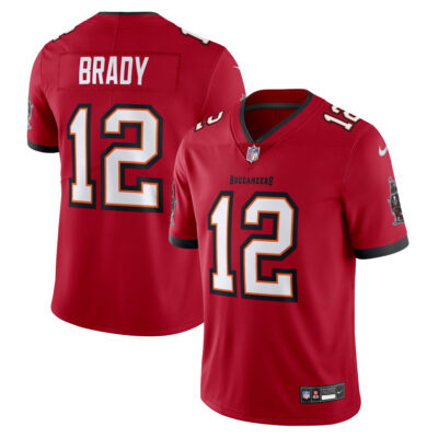 Tom Brady Tampa Bay Buccaneers Red Home Vapor Limited Jersey - All Stitched