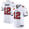 Tom Brady Tampa Bay Buccaneers White Away Vapor Limited Jersey - All Stitched