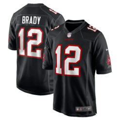 Tom Brady Tampa Bay Buccaneers Black Fashion Game Jersey - All Stitched