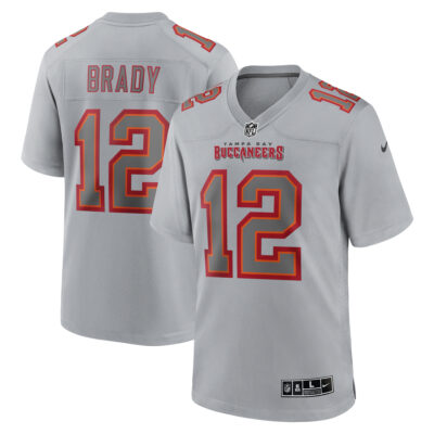 Tom Brady Tampa Bay Buccaneers Grey Atmosphere Fashion Game Jersey - All Stitched