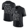 Tom Brady Tampa Bay Buccaneers Black RFLCTV Limited Jersey - All Stitched