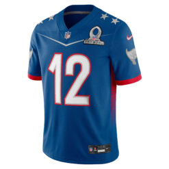 Alternative view of Tom Brady Tampa Bay Buccaneers Royal 2022 NFC Pro Bowl Game Jersey - All Stitched