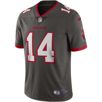 Alternative view of Chris Godwin Jr Tampa Bay Buccaneers Pewter Alternate Vapor Limited Jersey - All Stitched