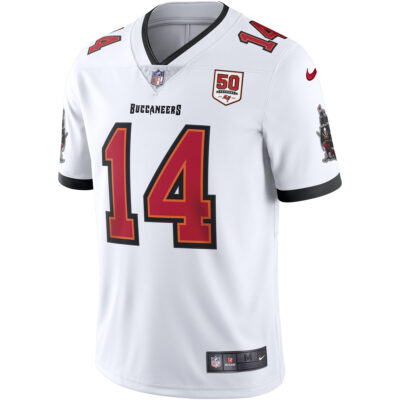 Alternative view of Chris Godwin Jr Tampa Bay Buccaneers 50th Season White Away Vapor Limited Jersey - All Stitched