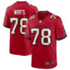 Tristan Wirfs Tampa Bay Buccaneers Red Home Game Jersey - All Stitched