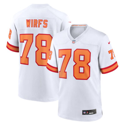 Tristan Wirfs Tampa Bay Buccaneers White '76 Game Jersey - All Stitched