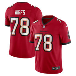 Tristan Wirfs Tampa Bay Buccaneers Red Home Vapor Limited Jersey - All Stitched