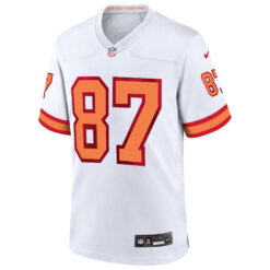 Alternative view of Rob Gronkowski Tampa Bay Buccaneers White '76 Game Jersey - All Stitched