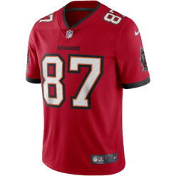 Alternative view of Rob Gronkowski Tampa Bay Buccaneers Red Home Vapor Limited Jersey - All Stitched