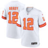 Tom Brady Tampa Bay Buccaneers White '76 Game Jersey - All Stitched