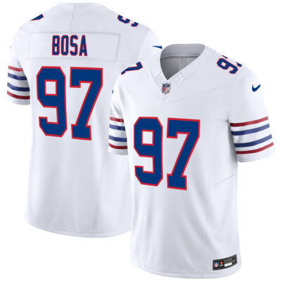 Joey Bosa Buffalo Bills White Alternate Vapor F.U.S.E Limited Jersey - All Stitched