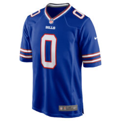 Alternative view of Keon Coleman Buffalo Bills Royal Blue Home Game Jersey - All Stitched