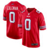 Keon Coleman Buffalo Bills Red Alternate Game Jersey - All Stitched