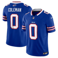 Keon Coleman Buffalo Bills Royal Blue Home Vapor F.U.S.E Limited Jersey - All Stitched