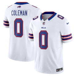 Keon Coleman Buffalo Bills White Away Vapor F.U.S.E Limited Jersey - All Stitched