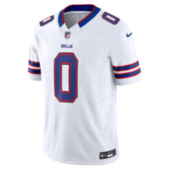 Alternative view of Keon Coleman Buffalo Bills White Away Vapor F.U.S.E Limited Jersey - All Stitched