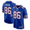 Dalton Kincaid Buffalo Bills Royal Blue Home Game Jersey - All Stitched