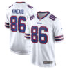 Dalton Kincaid Buffalo Bills White Away Game Jersey - All Stitched