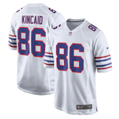 Dalton Kincaid Buffalo Bills White Alternate Game Jersey - All Stitched