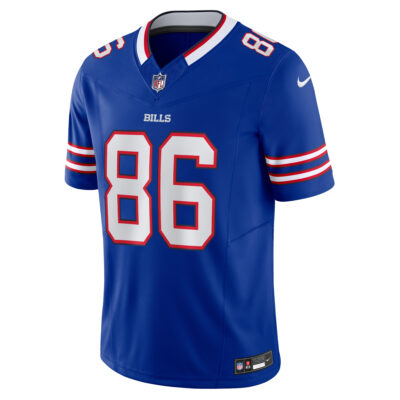 Alternative view of Dalton Kincaid Buffalo Bills Royal Blue Home Vapor F.U.S.E Limited Jersey - All Stitched