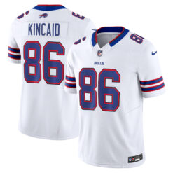 Dalton Kincaid Buffalo Bills White Away Vapor F.U.S.E Limited Jersey - All Stitched