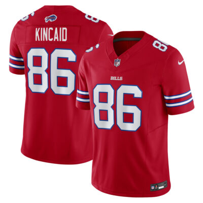 Dalton Kincaid Buffalo Bills Red Alternate Vapor F.U.S.E Limited Jersey - All Stitched