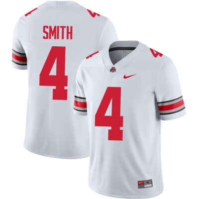 Jeremiah Smith Ohio State Buckeyes Football White Game Jersey - All Stitched