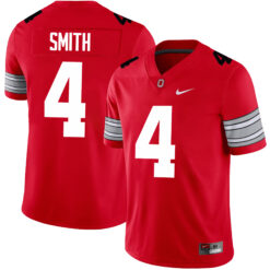 Jeremiah Smith Ohio State Buckeyes Football Scarlet Alternate Game Jersey - All Stitched