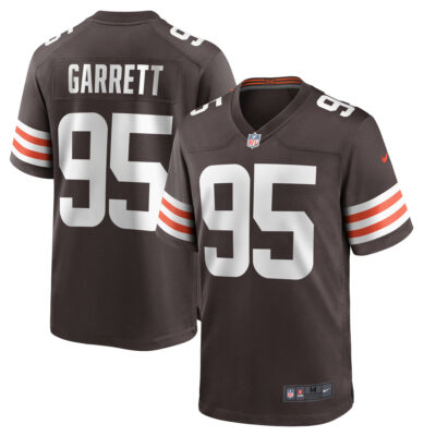 Myles Garrett Cleveland Browns Brown Home Game Jersey - All Stitched