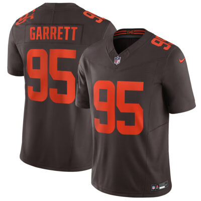 Myles Garrett Cleveland Browns Brown Alternate Vapor F.U.S.E Limited Jersey - All Stitched