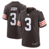 Jerry Jeudy Cleveland Browns Brown Home Game Jersey - All Stitched
