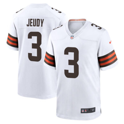 Jerry Jeudy Cleveland Browns White Away Game Jersey - All Stitched