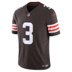 Alternative view of Jerry Jeudy Cleveland Browns Brown Home Vapor F.U.S.E Limited Jersey - All Stitched