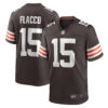 Joe Flacco Cleveland Browns Brown Home Game Jersey - All Stitched