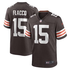 Joe Flacco Cleveland Browns Brown Home Game Jersey - All Stitched