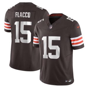 Joe Flacco Cleveland Browns Brown Home Vapor F.U.S.E Limited Jersey - All Stitched