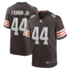 Harold Fannin Jr Cleveland Browns Brown Home Game Jersey - All Stitched