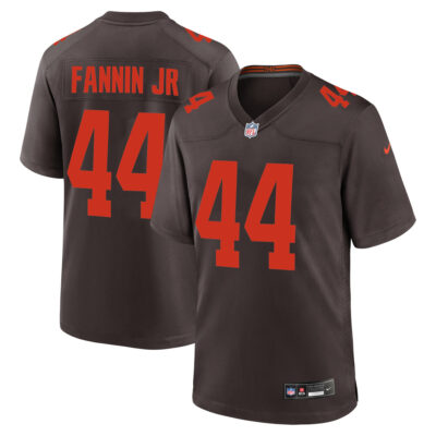 Harold Fannin Jr Cleveland Browns Brown Alternate Game Jersey - All Stitched