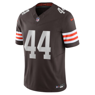 Alternative view of Harold Fannin Jr Cleveland Browns Brown Home Vapor F.U.S.E Limited Jersey - All Stitched