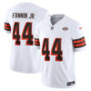 Harold Fannin Jr Cleveland Browns White 1946 Throwback Vapor F.U.S.E Limited Jersey - All Stitched