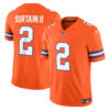 Patrick Surtain II Denver Broncos Orange Mile High Collection 1977 Throwback Vapor F.U.S.E Limited Jersey - All Stitched