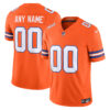 Custom Denver Broncos Orange Mile High Collection 1977 Throwback Vapor F.U.S.E Limited Jersey - All Stitched