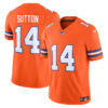 Courtland Sutton Denver Broncos Orange Mile High Collection 1977 Throwback Vapor F.U.S.E Limited Jersey - All Stitched