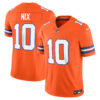 Bo Nix Denver Broncos Orange Mile High Collection 1977 Throwback Vapor F.U.S.E Limited Jersey - All Stitched