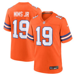 Marvin Mims Jr Denver Broncos Orange Mile High Collection 1977 Throwback Game Jersey - All Stitched