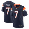 John Elway Denver Broncos Navy Alternate Game Jersey - All Stitched