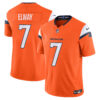 John Elway Denver Broncos Orange Home Vapor F.U.S.E Limited Jersey - All Stitched
