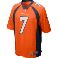 Alternative view of John Elway Denver Broncos Orange Jersey - All Stitched